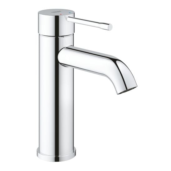 Set baterie cadă-duș Grohe Essence 23491001, element de fixare pe podea Grohe 45984001, 23590001