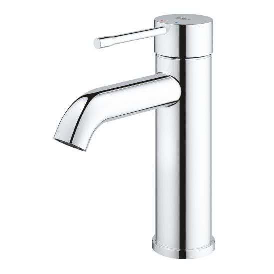 Set baterie cadă-duș Grohe Essence 23491001, element de fixare pe podea Grohe 45984001, 23590001