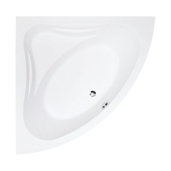 Set cadă de colț Besco Mia #WAM-130-NS, carcasa pentru cadă Besco Mia OAM-130-NS