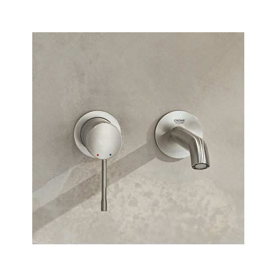 Set baterie lavoar Grohe Essence 19408DC1, dop pentru lavoar Grohe 65807DC0