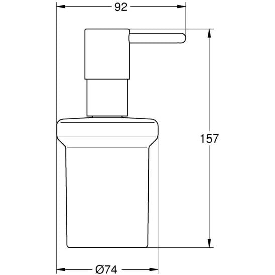 Set perie de toaletă Grohe Essentials 40374A01, suport pentru hârtie igienică Grohe Essentials 40367A01, 40369A01, 40365A01, 40394A01, 40364A01