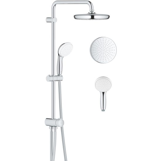 Set set de duș Grohe New Tempesta 26381001, baterie cadă-duș Grohe Grohtherm 800 34567000