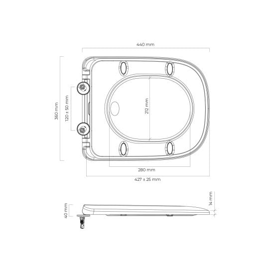 Set vas WC Oltens Gulfoss 42503000, capac WC Oltens Gulfoss 45106000