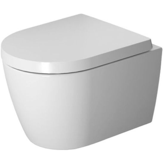 Set vas WC cu capac soft-close Duravit ME by Starck 45300900A1, cadru încastrat Duravit DuraSystem WD1029000000, WD5009011000