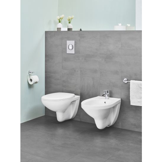 Set cadru ascuns cu buton de acționare Grohe Solido 38811KF0, vas WC Grohe Bau Ceramic 39427000, 39492000