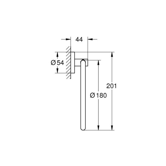 Set perie de toaletă Grohe Essentials 40374GN1, suport pentru hârtie igienică Grohe Essentials 40367GN1, 40369GN1, 40365GN1, 40394GN1, 40364GN1