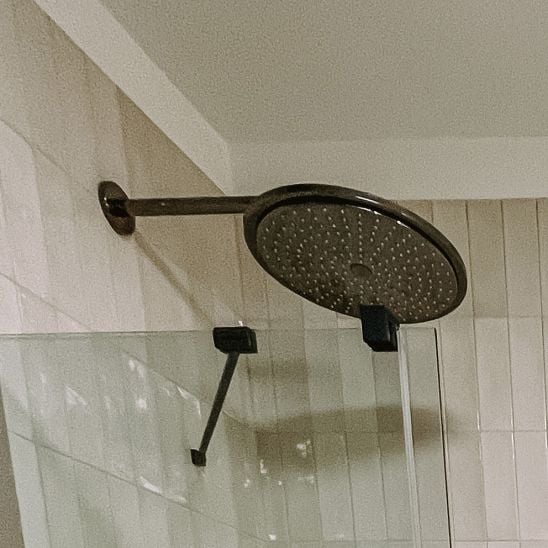 Set cap de duș cu braț Grohe Rainshower 26066A00, baterie cadă-duș Grohe Grohtherm SmartControl 29119A00, 26574A00, 27057A00, 27074A00, 28362A01