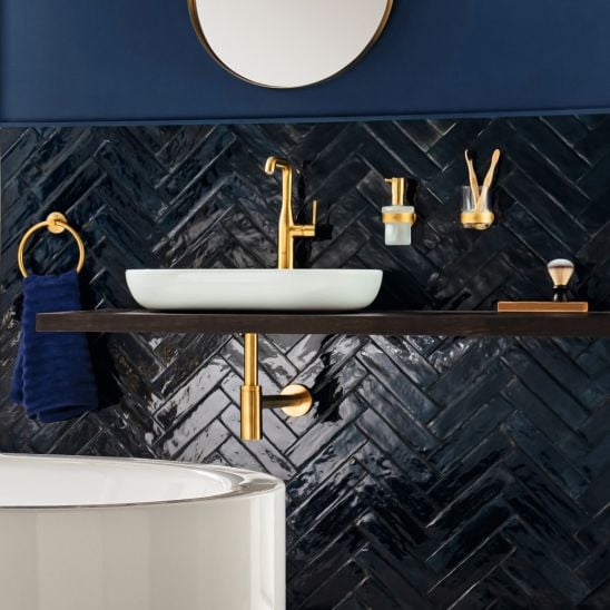 Set buton de spălare Grohe Skate 38732GL0, perie de toaletă Grohe Essentials 40374GL1, 40367GL1, 40365GL1, 40369GL1, 40394GL1, 40364GL1