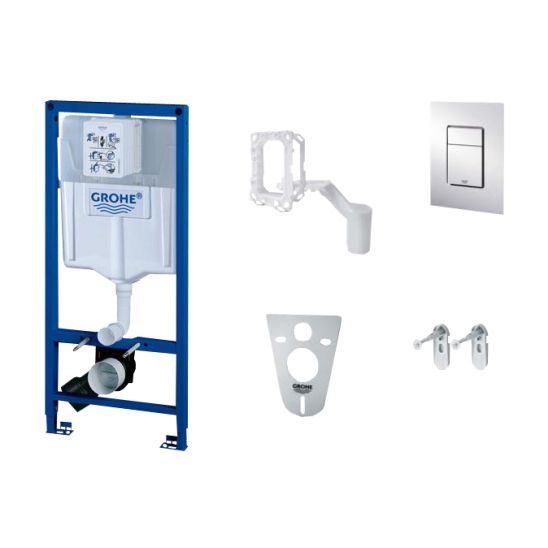 Set cadru încastrat Grohe Rapid SL 38827000, vas WC Oltens Vernal 42502000, 45103000