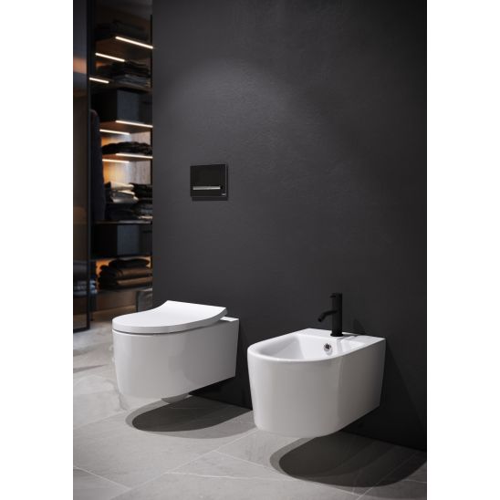 Set vas WC Cersanit Inverto K671-001, cadru încastrat Cersanit Tech Line Opti K97-492, K98-0187, K97-497
