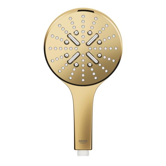 Set baterie cadă-duș Grohe Essence 33624GL1, duș de mână Grohe Rainshower 26574GL0, 27074GL0, 28362GL0