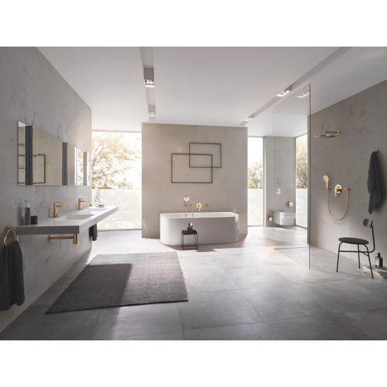Set baterie cadă-duș Grohe Essence 33624GL1, duș de mână Grohe Rainshower 26574GL0, 27074GL0, 28362GL0