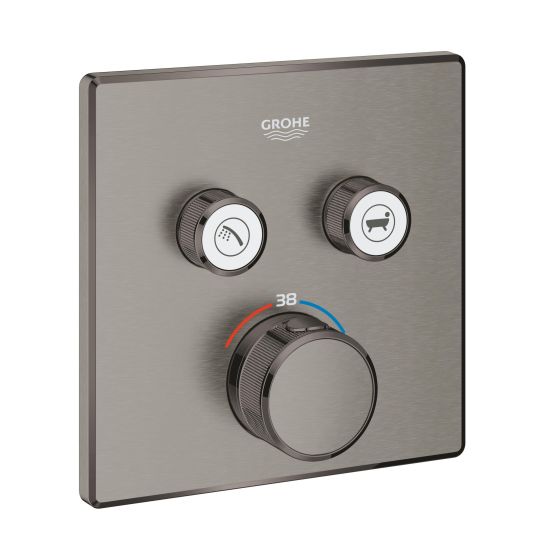 Set baterie cadă-duș Grohe Grohtherm SmartControl 29124AL0, cap de duș cu braț Grohe Rainshower 26564AL0, 27888AL0, 26370AL0, 35600000, 28362A00