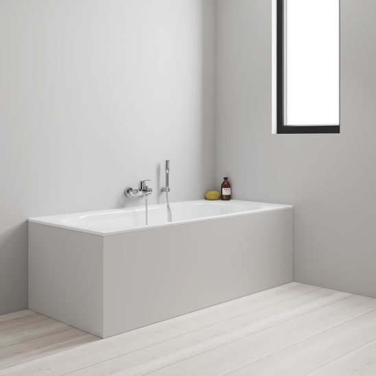 Set set de duș Grohe Euphoria 27421002, baterie cadă-duș Grohe Eurosmart Cosmopolitan 32831000