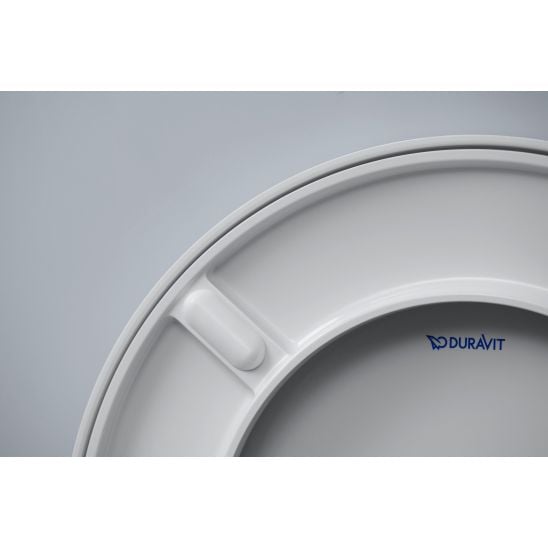 Set vas WC cu capac soft-close Duravit D-Neo 45770900A1, cadru încastrat Duravit DuraSystem WD1029000000, WD5009031000