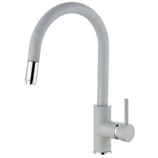Set chiuvetă din granit Alveus Cadit 1132030, baterie bucătărie Alveus Delos 1129019