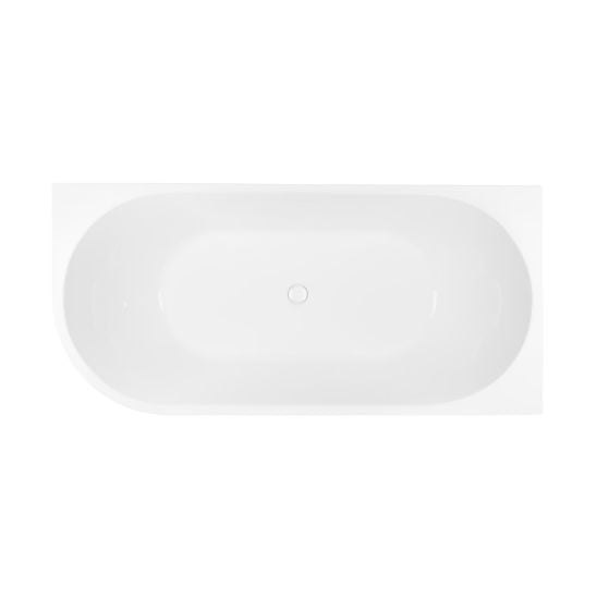 Set cadă de colț Oltens Delva 11001000, capacul dopului Oltens 09002000