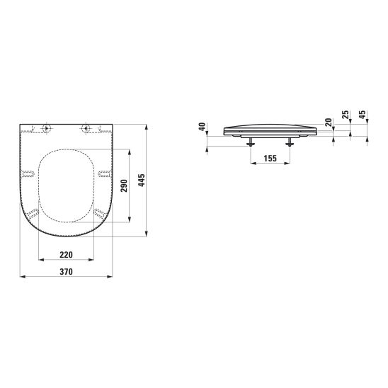 Set vas WC Laufen Lua H8200830000001, cadru încastrat Laufen Lis H8946600000001, H8910830000001, H8956610000001