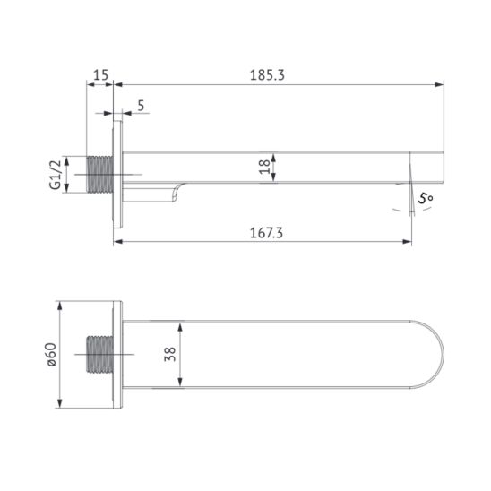 Set baterie cadă-duș Cersanit Inverto S951-313, set de duș Cersanit Inverto S951-708, S951-556