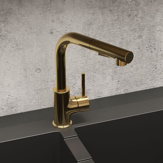 Set chiuvetă din granit Grohe K700 31654AP0, baterie bucătărie Oltens Myvat 35205800