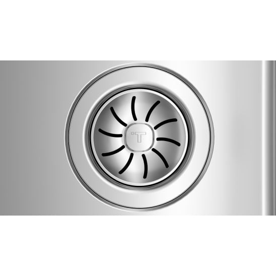 Set chiuveta din oțel cu sifon Teka Brooklyn 115100023, baterie bucătărie Teka Brooklyn 116030056