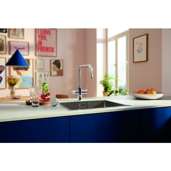 Set filtru sub chiuvetă Grohe Blue 40875000, baterie pentru filtru apă Grohe Blue 30595000