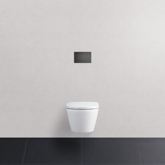 Set vas WC cu capac soft-close Duravit Starck 3 45270900A1, cadru încastrat Duravit DuraSystem WD1029000000, WD5009031000