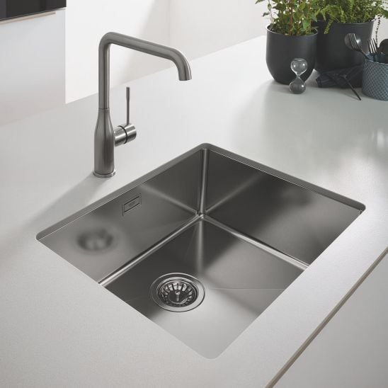 Set baterie bucătărie Grohe Essence 30270AL0, chiuveta din otel Grohe K700U 31574AL1, 40535AL0