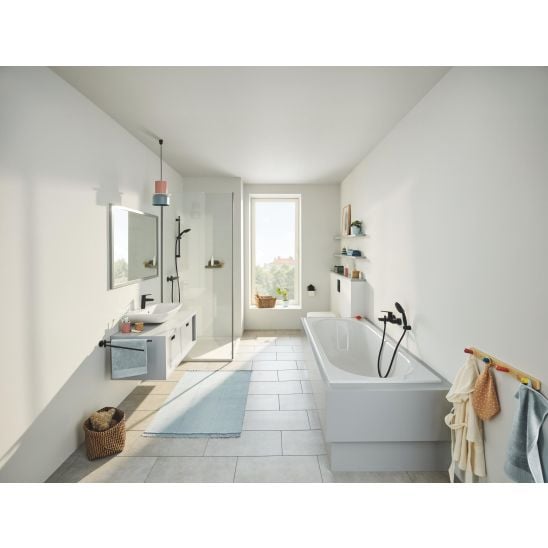 Set baterie cadă-duș Grohe Precision 345982430, set de duș Grohe Vitalio Start 279502431
