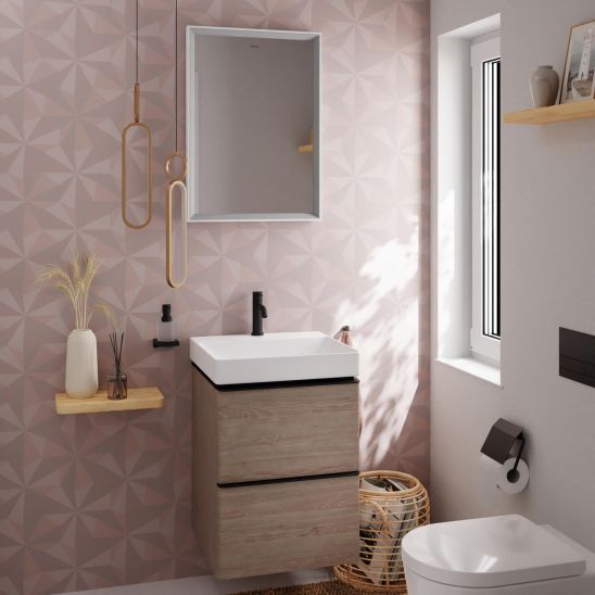 Set dulap Hansgrohe Xelu Q 54021670, lavoar Hansgrohe Xelu Q 61012450
