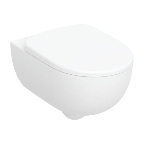 Set vas WC cu capac soft-close Geberit Selnova Premium 502.793.00.1, cadru încastrat Geberit Duofix 111.170.00.2