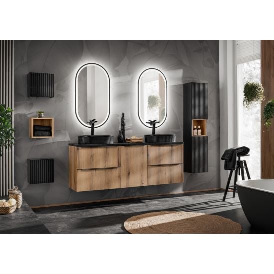 Set dulap Comad Nova Oak NOVA OAK A 82-60-2S, blat Comad Nova Oak NOVA OAK A 89-60