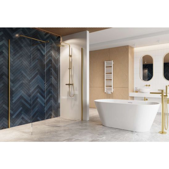 Set perete cabină de duș walk-in Excellent Vidoq KAEX.1507.830.LP.GL, perete cabină de duș walk-in Excellent Vidoq KAEX.1506.1000.LP.GL