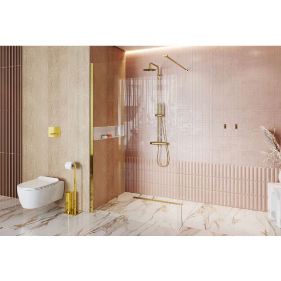 Set perete cabină de duș walk-in Excellent Vidoq KAEX.1507.830.LP.GL, perete cabină de duș walk-in Excellent Vidoq KAEX.1506.1000.LP.GL