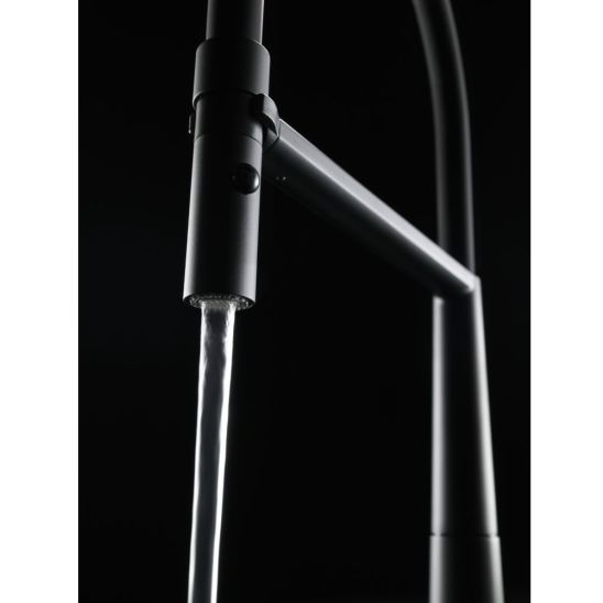 Set baterie bucătărie Franke Icon Semi-Pro 115.0690.598, dozator de lichid Franke Active SM 119.0547.906