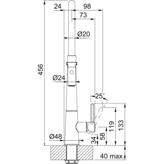 Set baterie bucătărie Franke Icon Semi-Pro 115.0690.598, dozator de lichid Franke Active SM 119.0547.906