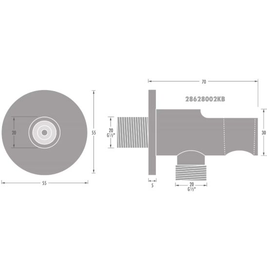 Set baterie cadă-duș Kronenbach Smart Push 19044002CR, cap de duș Kronenbach Supra 2.0 15 376 300 1904, 01900190KBN, 27409000KBN, 28628002 KB, 27500000 KB, 28272000 KB