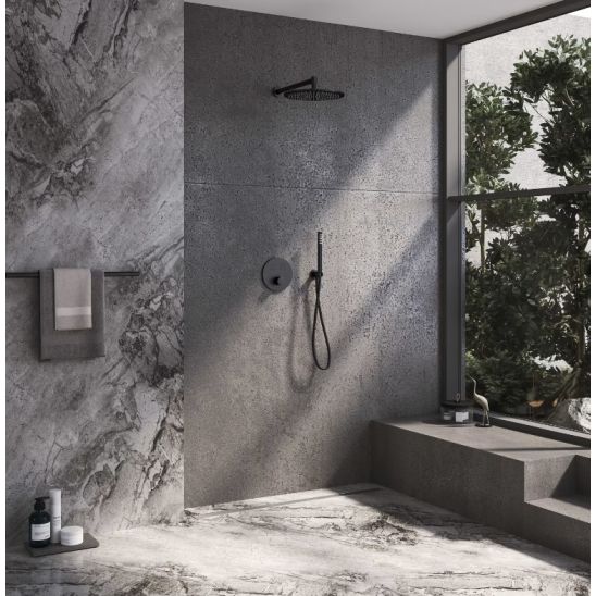 Set baterie cadă-duș Kronenbach Smart Push 19044002SM, cap de duș Kronenbach Supra 2.0 153765001904SMN, 01900190KBN, 27409002SMKB, 28276000KBSM, 28628002SMKB, 27500001 KB