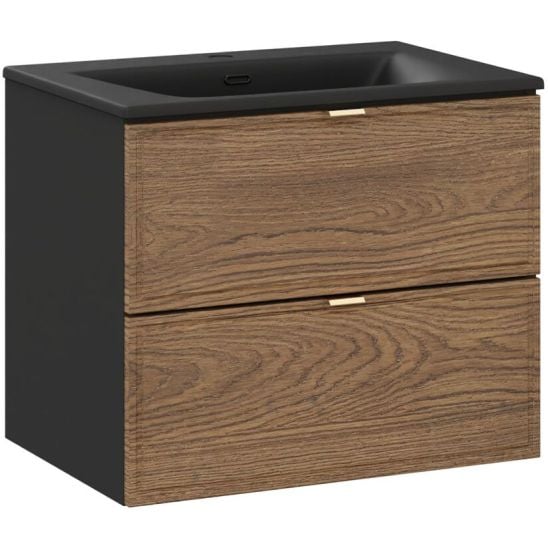 Set dulap Comad Talia Casella TALIA CASELLA 82-60-46-2S, lavoar Comad Sky SKY 1 BLACK MATT 60 DP ( E-8099-60 )