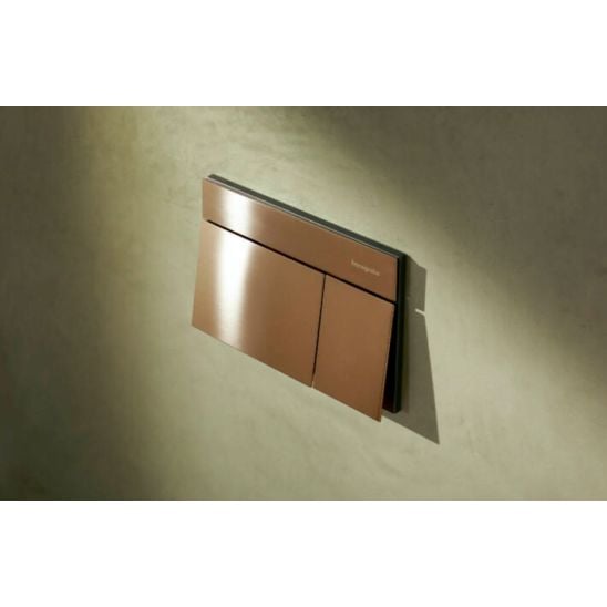 Set buton de spălare Hansgrohe Element E 66003140, vas WC Hansgrohe EluPura S 60193450, 01022180, 60148450