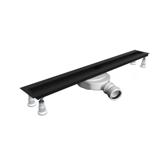 Set grătar rigolă liniară Oltens Langan Slim 30013300, capac de scurgere liniară Oltens Langan Slim 30017100