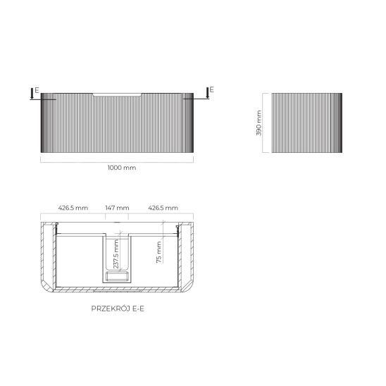 Set dulap Oltens Hamnes 60024300, blat Oltens Hamnes 63014060