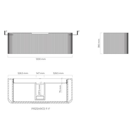 Set dulap Oltens Hamnes 60025000, blat Oltens Hamnes 63015300