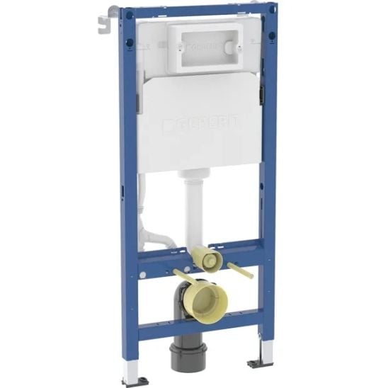 Set vas WC Geberit Smyle 500.379.01.1, cadru încastrat Geberit Duofix 111.170.00.2, 500.240.01.1