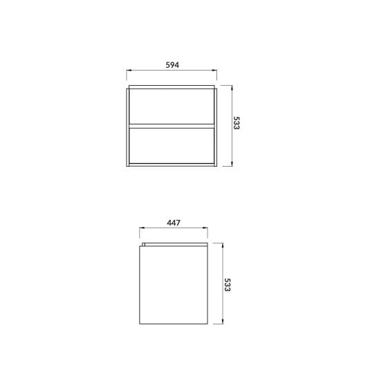 Set dulap Cersanit Creya S598-032, lavoar Cersanit Como K32-003-BOX