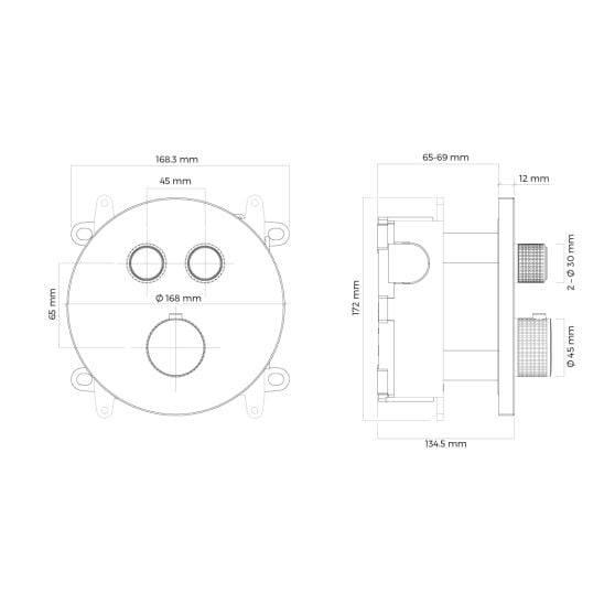 Set baterie cadă-duș Oltens Onega 34601810, cap de duș Oltens Vindel 37006810, 39402810, 39305810, 37106810, 37203800