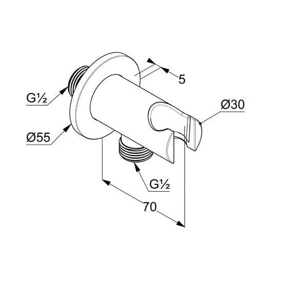 Set baterie cadă-duș Kludi Nova Fonte Puristic 20759N215, cap de duș Kludi A-QA 64325N2-00, 66514N2-00, 88022, 39120N2-00, 65567N2-00, 61071N2-00