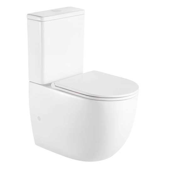 Set vas WC compact Oltens Hamnes 44501000, capac WC Oltens Hamnes 45111000