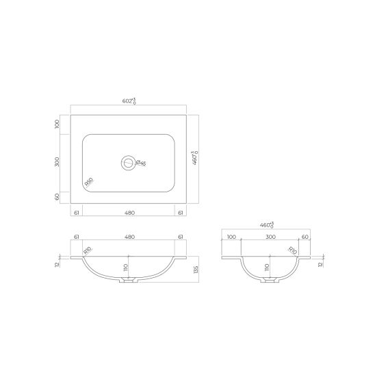 Set dulap Oltens Lun 60032300, lavoar Oltens Kalla 40207900