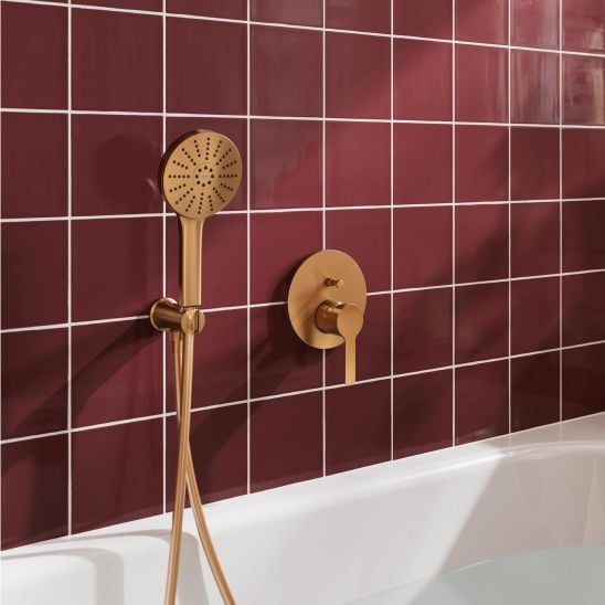 Set cap de duș cu braț Grohe Rainshower 26066DL0, baterie cadă-duș Grohe Lineare 24064DL1, 26574DL0, 26658DL0, 28388DA1